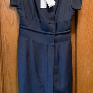 Porsche Design Midnight Blue Midi Dress NWT size 40 EU (size 8-10 Misses)
